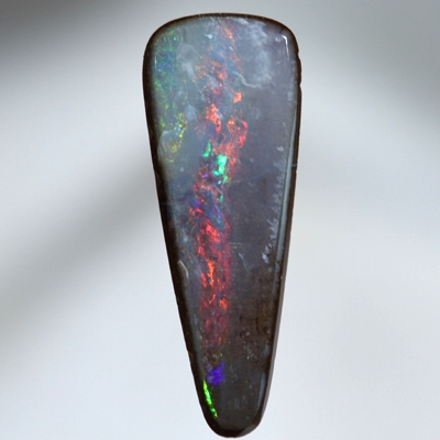 SOLID BOULDER OPAL Bright sparkling reds and greens